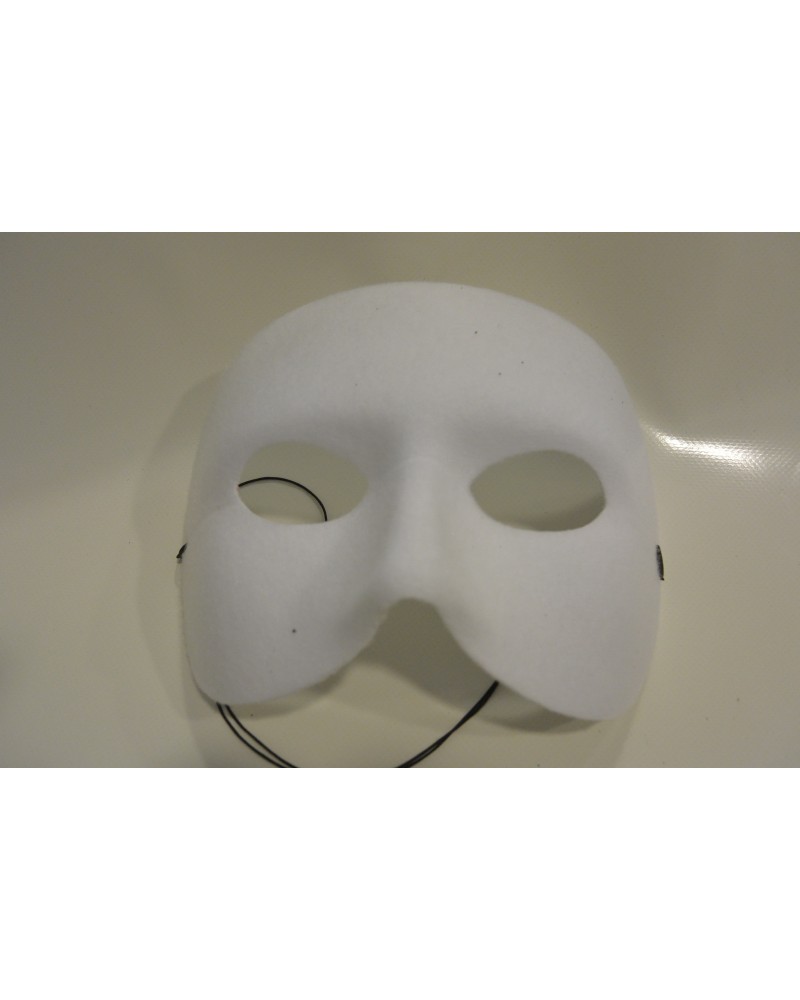 Demi masque blanc
