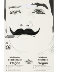 Moustache elgan noire