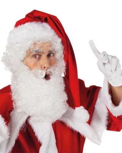 Perruque et barbe Père Noël