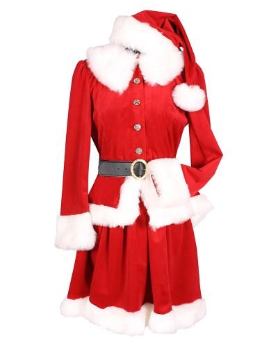Costume de Mère Noel de Luxe
