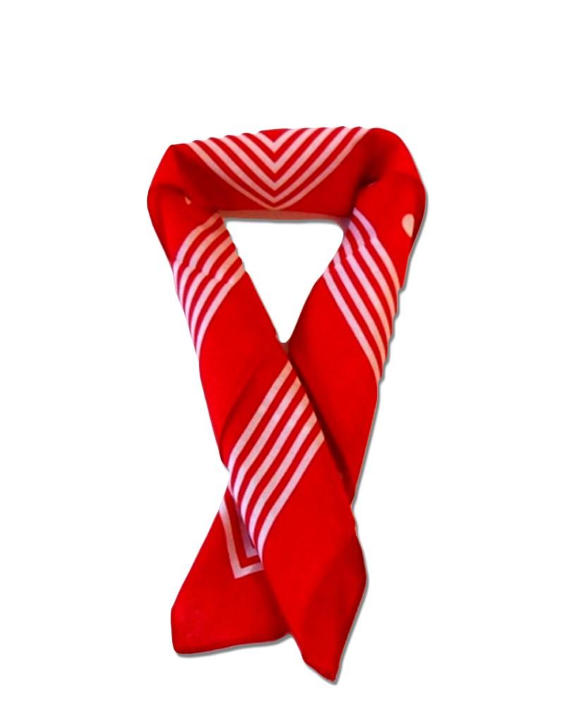 Mouchoir de Cou Rouge à Poids