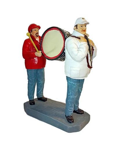 Statue résine grosse caisse