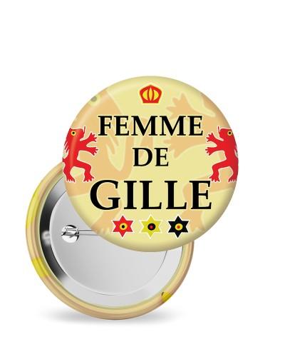 Badges 55 mm "femme de Gille"