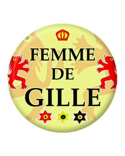 Badges 55 mm "femme de Gille"