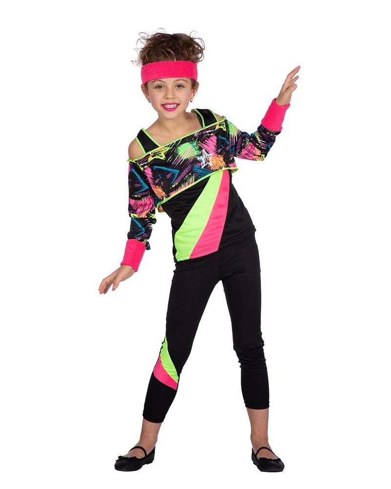Tenue de fitness d'aérobic vintage "fille" Tenue de fitness d'aérobic vintage "fille"