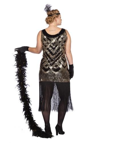 Charleston robe noir et doré