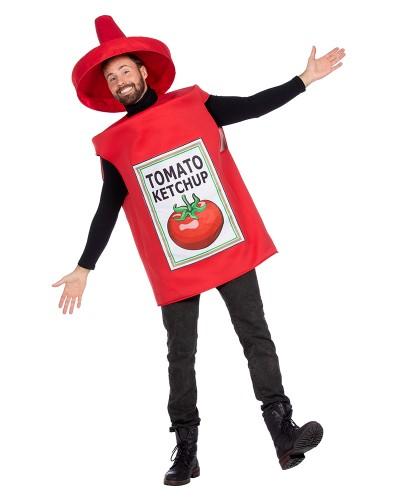 Déguisement de bouteille de Ketchup