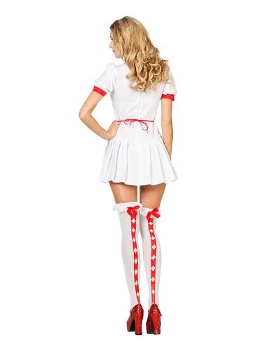 Costume d'infirmière avec jupe plissée