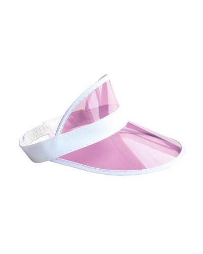 Casquette Visière plastique rose