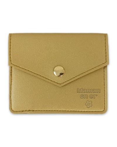 Porte Cartes Maman En Or
