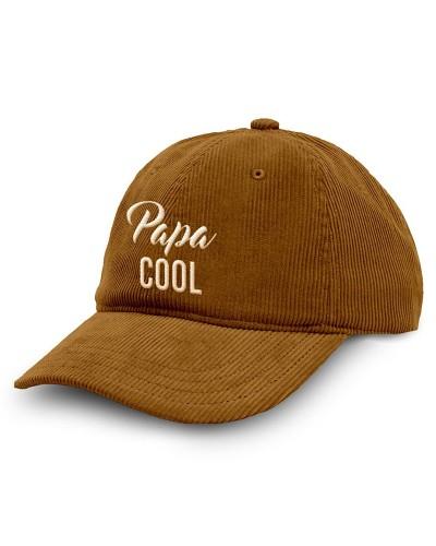 Casquette velours "papa cool"
