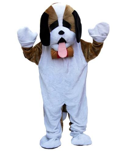 Mascotte de Chien "Saint-Bernard"