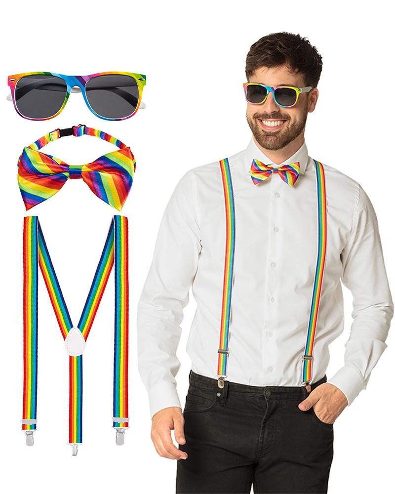 Ensemble d'accessoires arc-en-ciel Ensemble d'accessoires arc-en-ciel