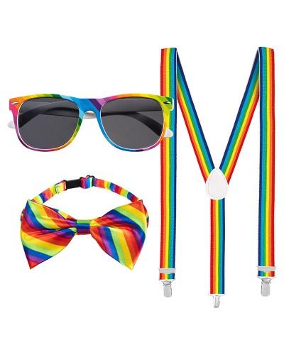 Ensemble d'accessoires arc-en-ciel