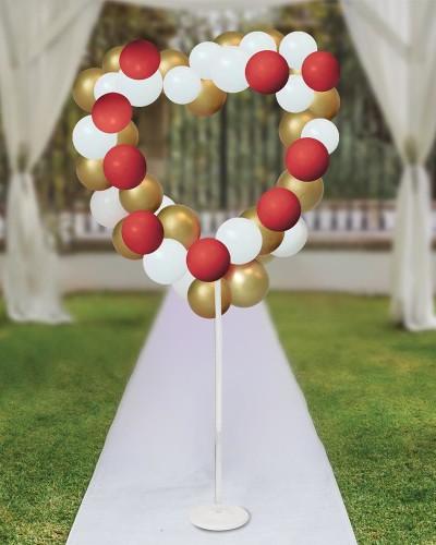 "KIT" Structure ballons en forme de cœur DIY