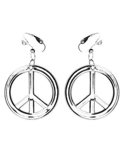 Set collier et boucles d'oreille "Peace & Love"