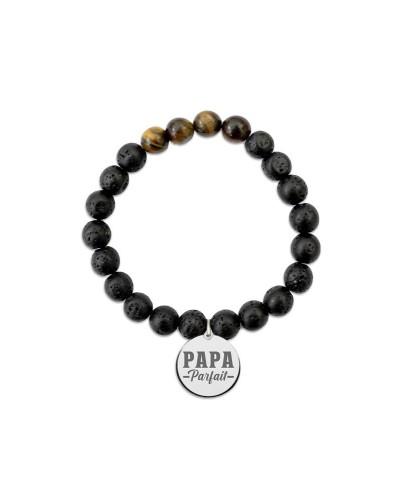 Bracelets médaillons "Papa Parfait"