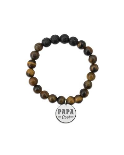 Bracelets médaillons "Papa Cool"