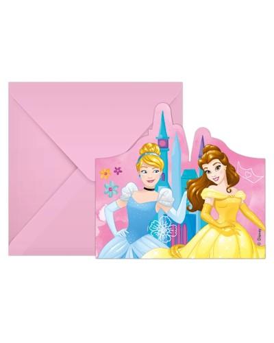 Invitations et enveloppes Princesse Disney