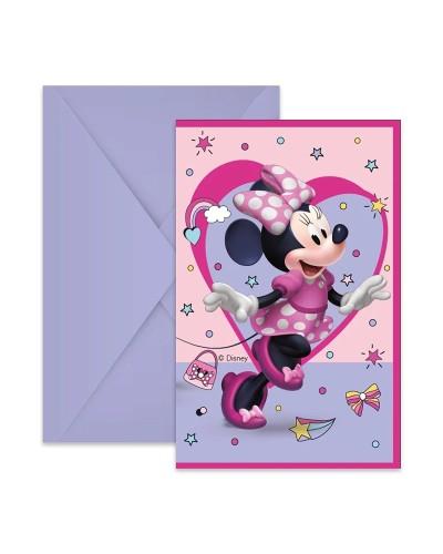 Invitations et enveloppes Minnie