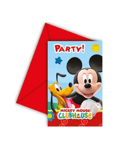 Invitations et enveloppes Mickey