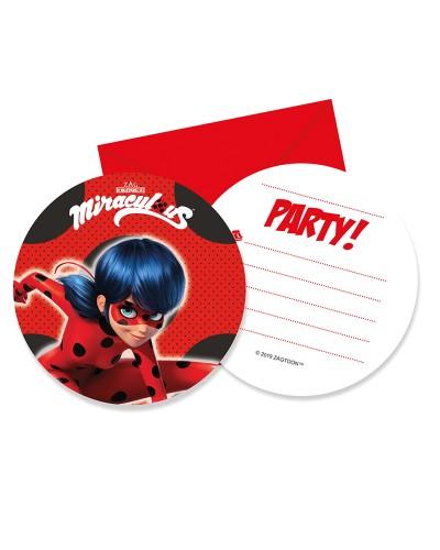 Invitations et enveloppes Miraculous