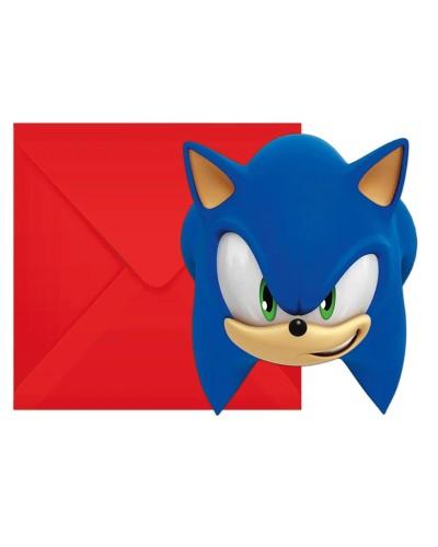 Invitations et enveloppes Sonic