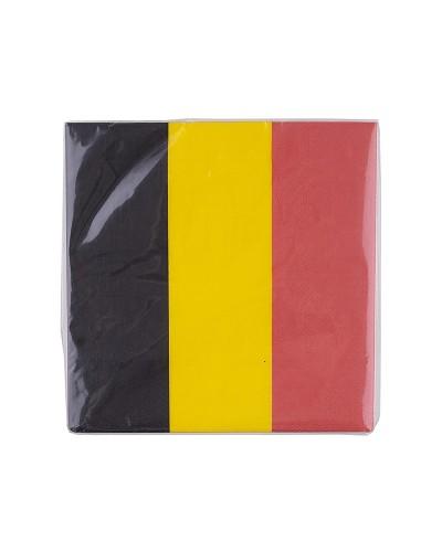 Serviettes aux couleurs de la Belgique