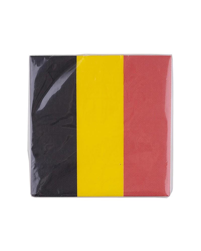 Serviettes aux couleurs de la Belgique