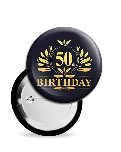 Badges Anniversaire "50 ans" 58 mm