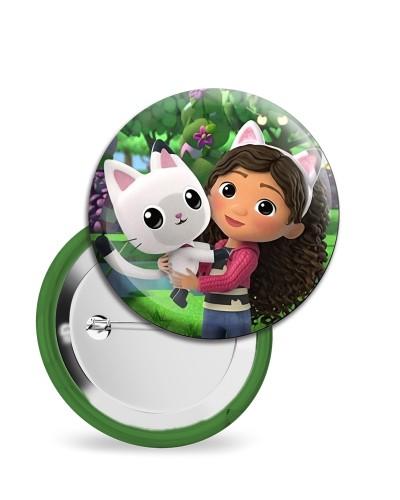 Badges "Gabby" 58 mm "Personnalisable en ligne"