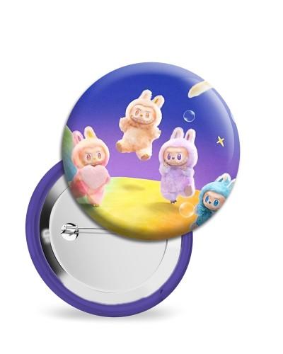 Badges "Labubu" 58 mm "Personnalisable en ligne"