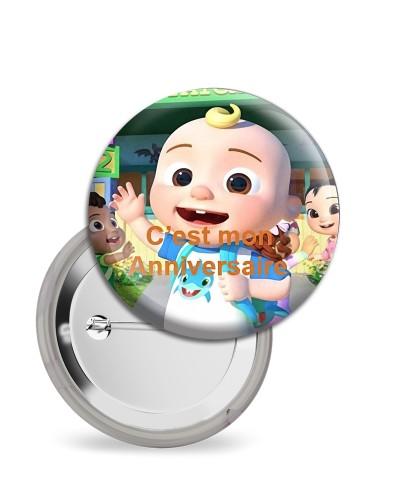 Badges Anniversaire "Cocomelon" 58 mm
