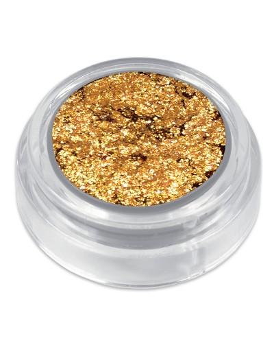 Pressed Cosmetic Glitter Grimas – Paillettes visage sans colle, végan Glistening Gold