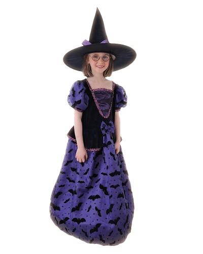 Robe de Sorcière avec chapeau Violet