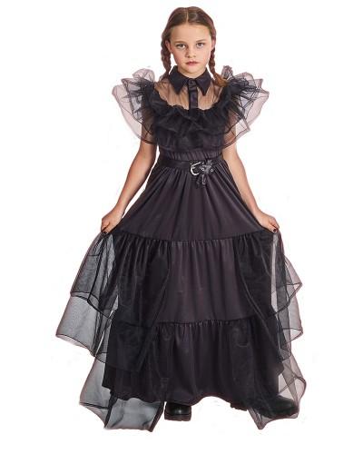 Costume Robe Noir Mercredi