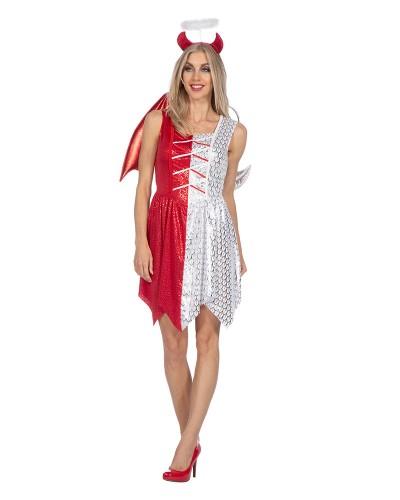 Déguisement Mi-Ange Mi-Démon adulte