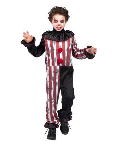 Salopette clown halloween enfant
