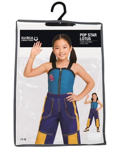 Déguisement Pop Star Lotus pour enfant fille – Style K-pop avec pantalon et haut