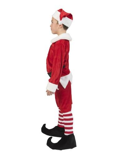 Costume de Noël pour enfant – Gilet, pantalon, bonnet et ceinture