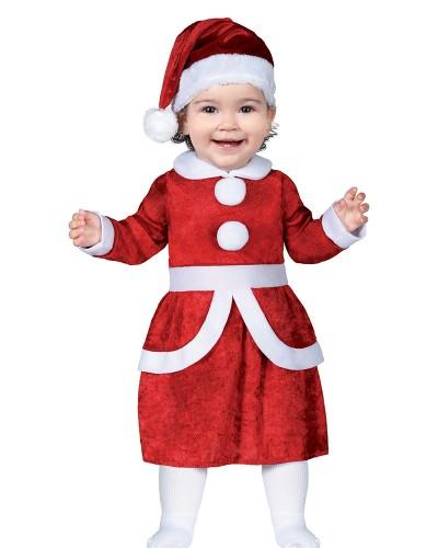 Déguisement Maman Noël bébé – Bonnet & robe