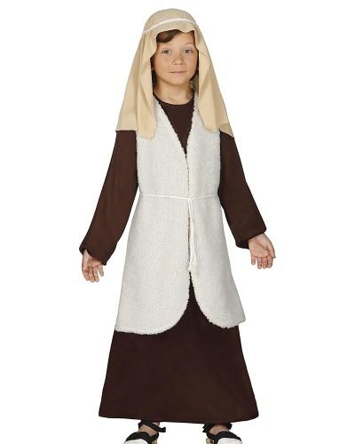 Déguisement Hébreu marron enfant – Tunique, gilet, coiffe et ceinture