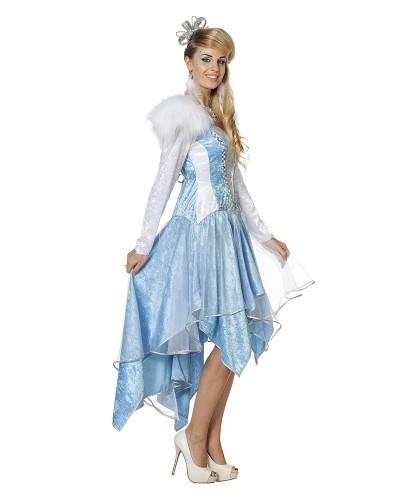 Déguisement Reine des Glaces femme – Robe bleue et argentée