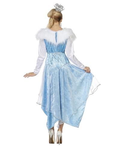 Déguisement Reine des Glaces femme – Robe bleue et argentée