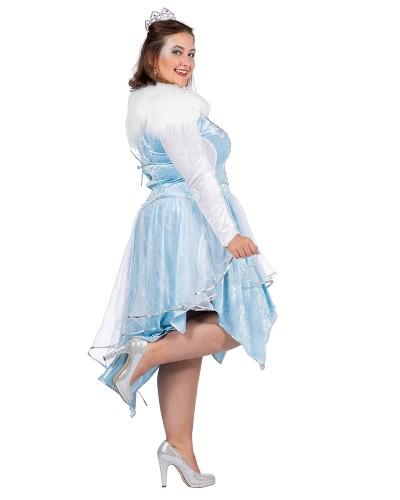 Déguisement Reine des Glaces femme – Robe bleue et argentée