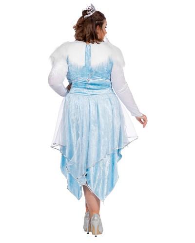 Déguisement Reine des Glaces femme – Robe bleue et argentée