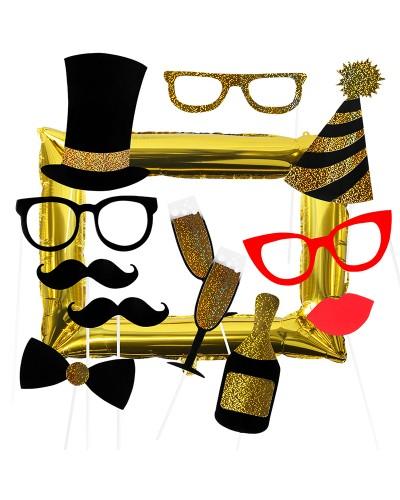 Set d’accessoires photo « Party Time » – 13 pièces