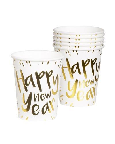 Set 6 gobelets "Happy New Year" (25 cl)