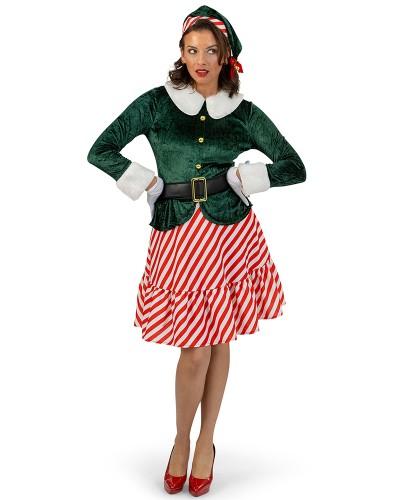 Déguisement L’Elfe du Père Noël – Bonnet, Tunique & Ceinture