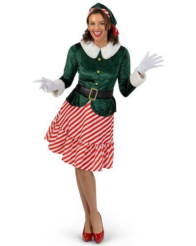 Déguisement L’Elfe du Père Noël – Bonnet, Tunique & Ceinture